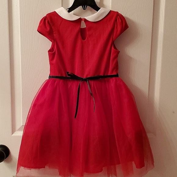Pink & Violet SANTA DRESS  (size 6x - Runs a size small!) - Picture 3 of 6